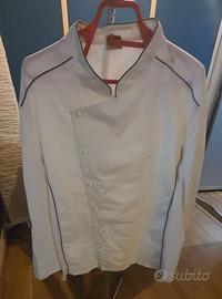 SIGGI - 2 Giacche Cuoco+2 Pantaloni Cuoco+ capelli