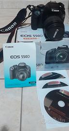 Canon Eos 550d Come Nuova + obiettivo e scheda SD