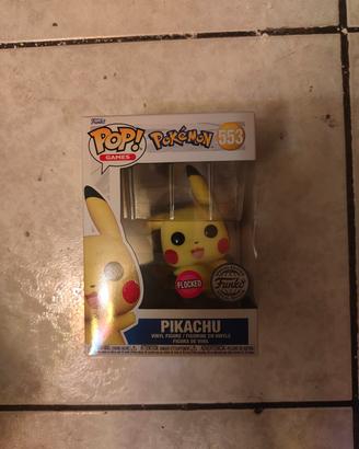  Funko Pop! Games Pokémon: Pikachu Flocked n. 553