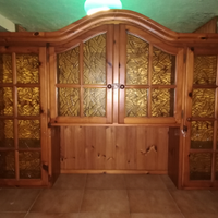 Credenza pino solo parte alta