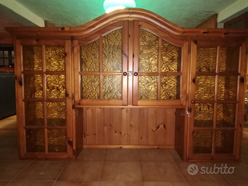 Credenza pino solo parte alta