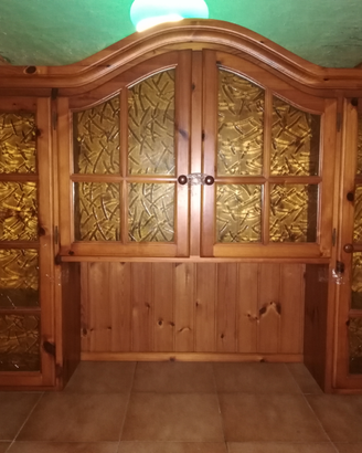 Credenza pino solo parte alta