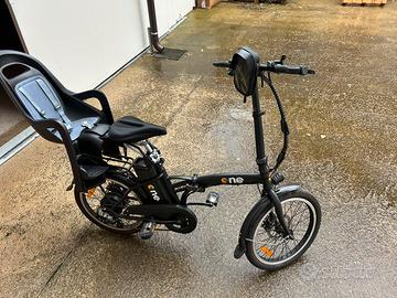 bicicletta elettrica pieghevole