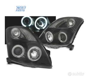 FARI SUZUKI SWIFT 05-10 ANGEL EYES CCFL FONDO NERO