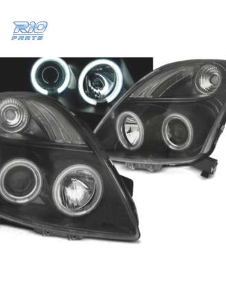 FARI SUZUKI SWIFT 05-10 ANGEL EYES CCFL FONDO NERO