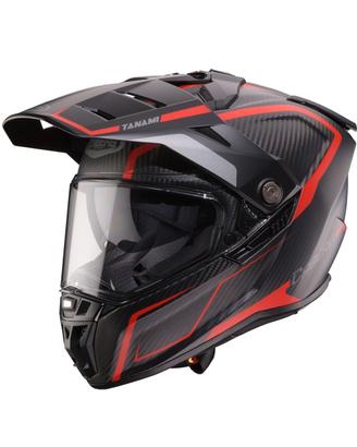 Casco Integrale Tanami CARBON off road red