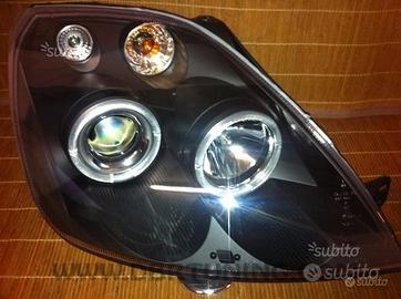 Coppia fari LED FORD FIESTA MK6 02-08 nero