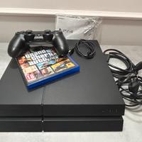 Ps4 + 6 giochi + 1 controller originale + cavi