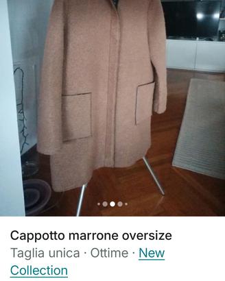 cappotto marrone donna