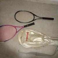 Racchette da tennis e borsone 