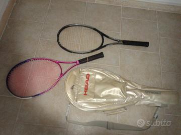 Racchette da tennis e borsone 