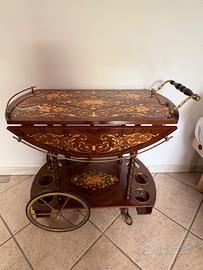 Carrello piano bar vintage