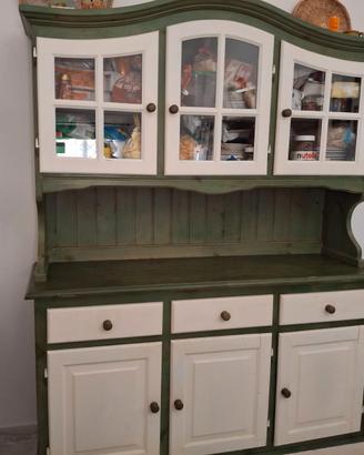 vetrina stile country misura m. 1,50× 1,90.