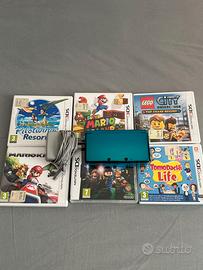 Nintendo 3DS Aqua Blue e 6 giochi