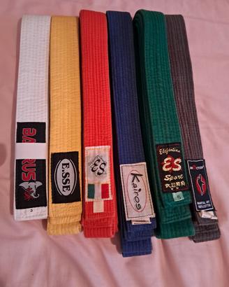 CINTURE DI KARATE.