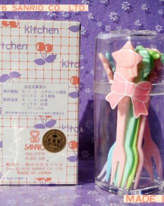 ✶ SANRIO VINTAGE 1976 Japan Melody Tiny Poem Kitty