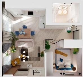 Grazioso bilocale arredato a Mornago