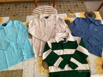 Polo bambino maniche lunghe firmate