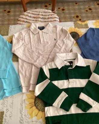 Polo bambino maniche lunghe firmate