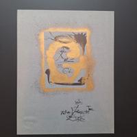 Bolaffi Lettera G Salvador Dalì originale, firmata