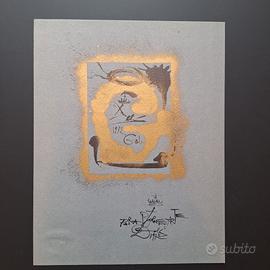 Bolaffi Lettera G Salvador Dalì originale, firmata
