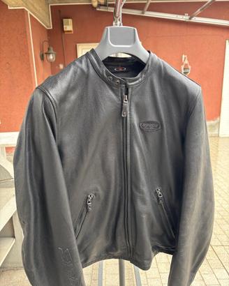 Giubbino moto in pelle nuovo con protezione SPIDI