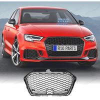 GRIGLIA AUDI A3 8V 16-19 LOOK RS3 NERO CROMATO ABS