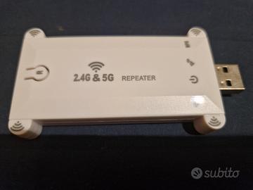2.4G & 5G WiFi repeater compatto ripetitore 