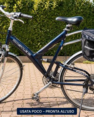 Bici trekking XL 190+ Shimano 21v accessoriata