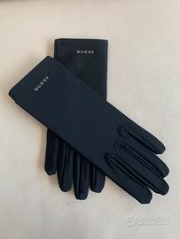 Guanti Gucci nylon elastane nero M adulto unisex