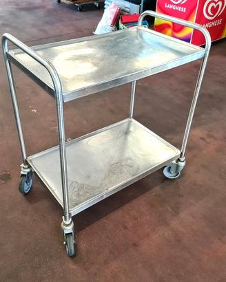 carrello inox per mensa usato