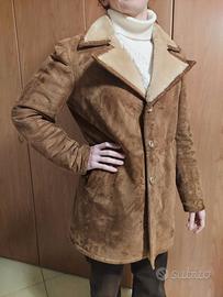 Montone Shearling scamosciato vintage