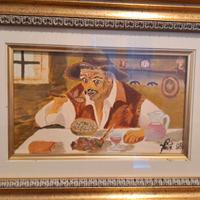 Quadro ad olio su tela