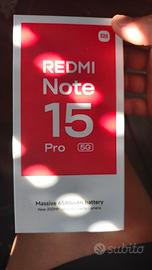 redmi note 15 pro 5g nuovo con ricevuta 