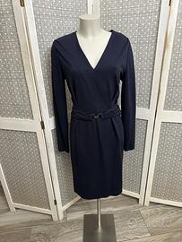 Abito Seventy in Viscosa Blu Scuro