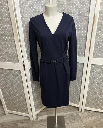 Abito Seventy in Viscosa Blu Scuro