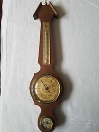 Igrometro in legno con rilevatore temperatura