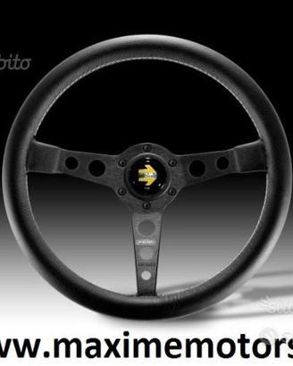 Volante MOMO PROTOTIPO razze nere nuovo