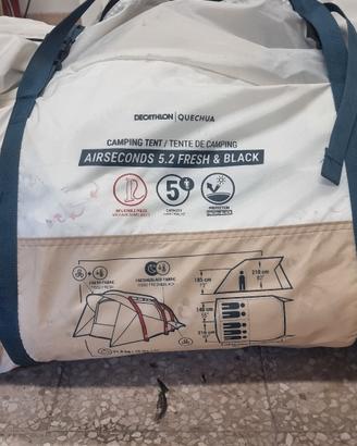 Tenda 5 posti decatlon piu attrezzatura da camping