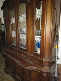 Ottimi Mobili in noce libreria vetrina mobile