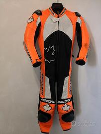 RECORD - Tuta moto intera pelle bambini - taglia 1