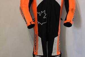 RECORD - Tuta moto intera pelle bambini - taglia 1