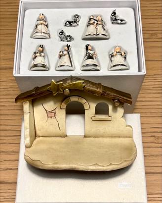 Natale, PRESEPE "BAGUTTA", 9 pezzi