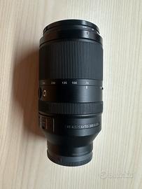 Obiettivo Sony FE 4.5-5.6 70-300 G OSS+filtro
