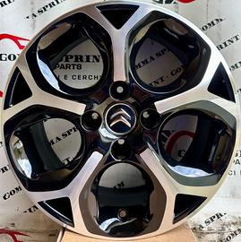 4 CERCHI IN LEGA ORIGIN RAGGIO 16 CITROEN C3 DS3