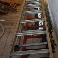 scala agricola alluminio 5 metri 17 gradini