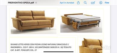 Divano letto pari al nuovo