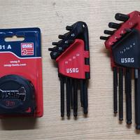 set Usag brugole, torx + m