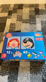 Puzzle per creare facce buffe