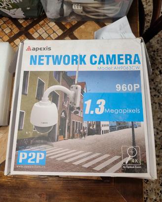 Lotto 2 telecamere Apexis PTZ per esterno